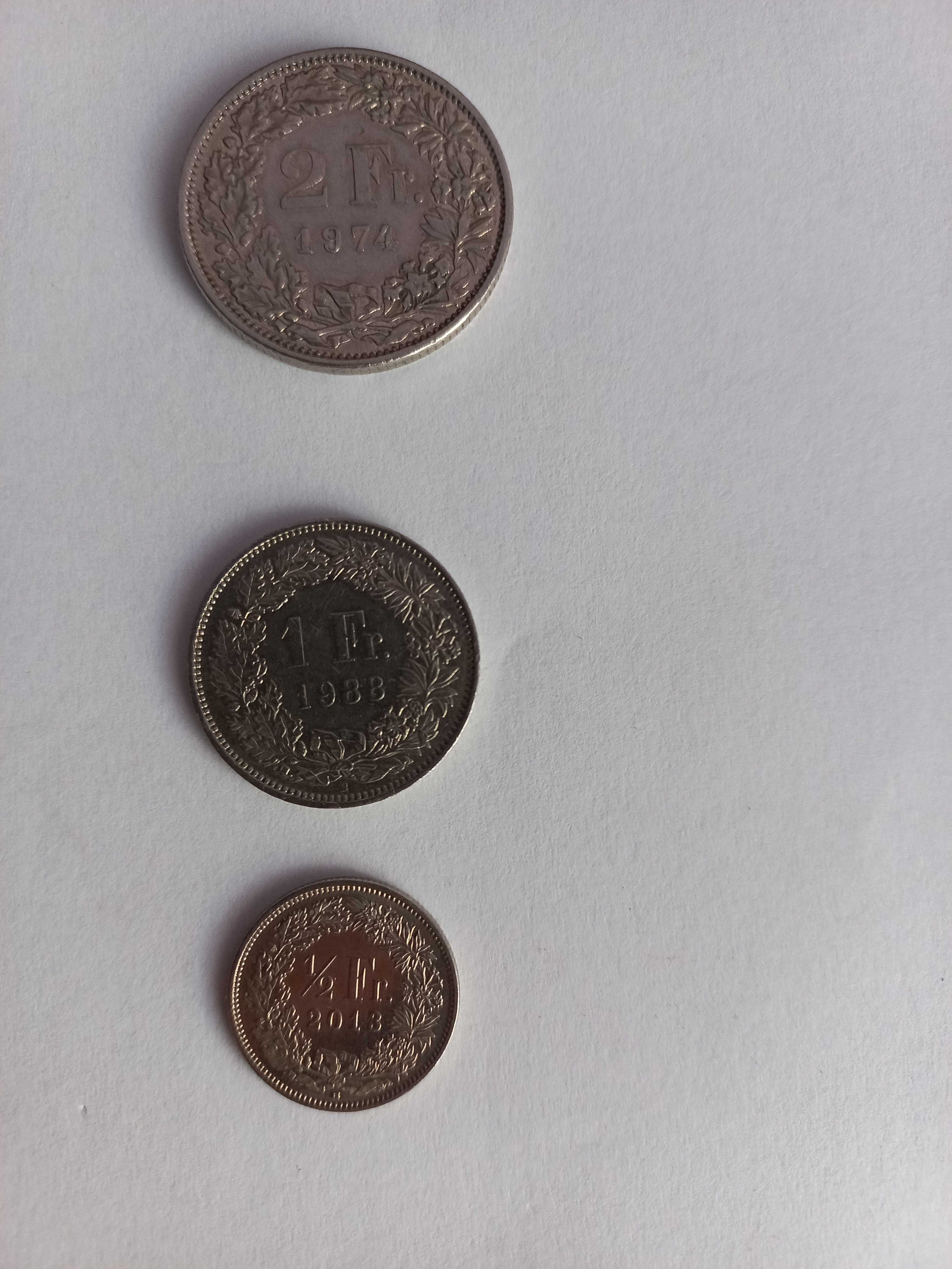 Швейцария франк монета медь коллекция антиквариат хобби