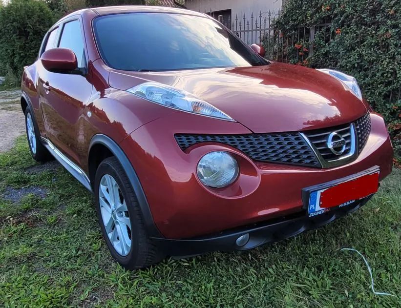 Nissan Juke polski salon, serwis, bezwypadkowy, klimatyzacja, blutooth, czujn. par