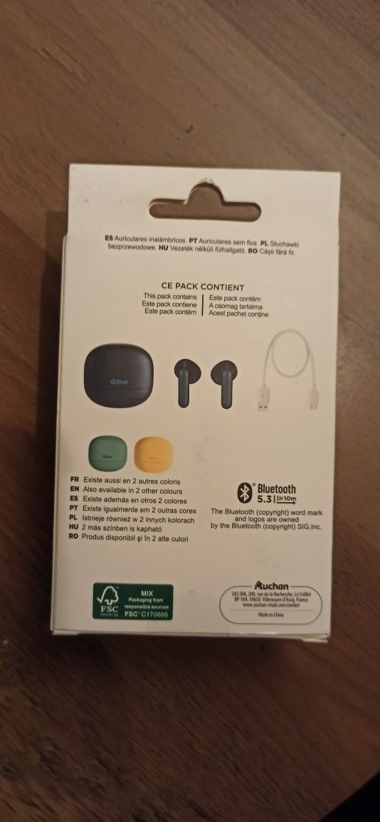 Słuchawki bezprzewodowe True Wireless Qilive Q1468