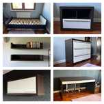 Zestaw mebli - kolekcja Creatio - Black Red White - BRW