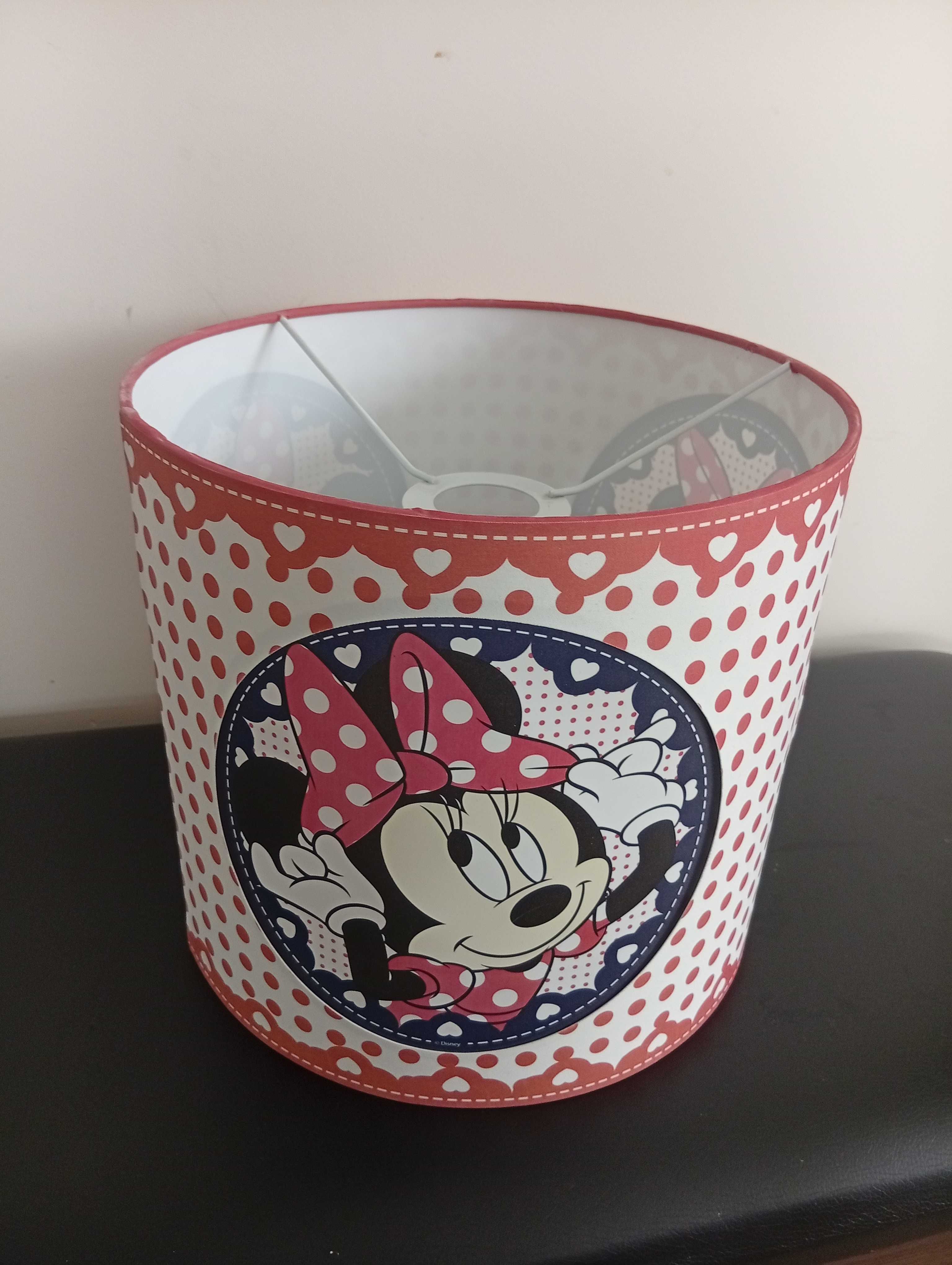 Klosz Abażur do lampy wiszącej, lampa z Minnie Mouse do pokoju dziecka