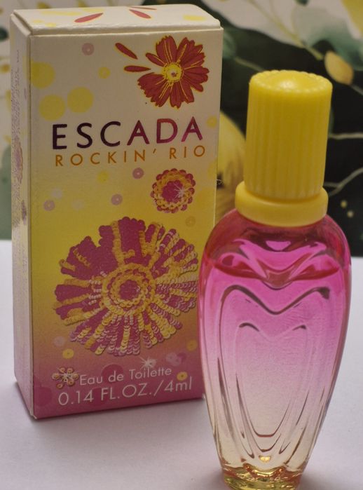 Escada Rockin Rio edt 4 ml, miniatura vintage
