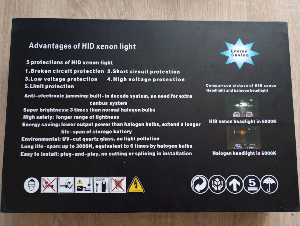 Zestaw Xenon hid H1