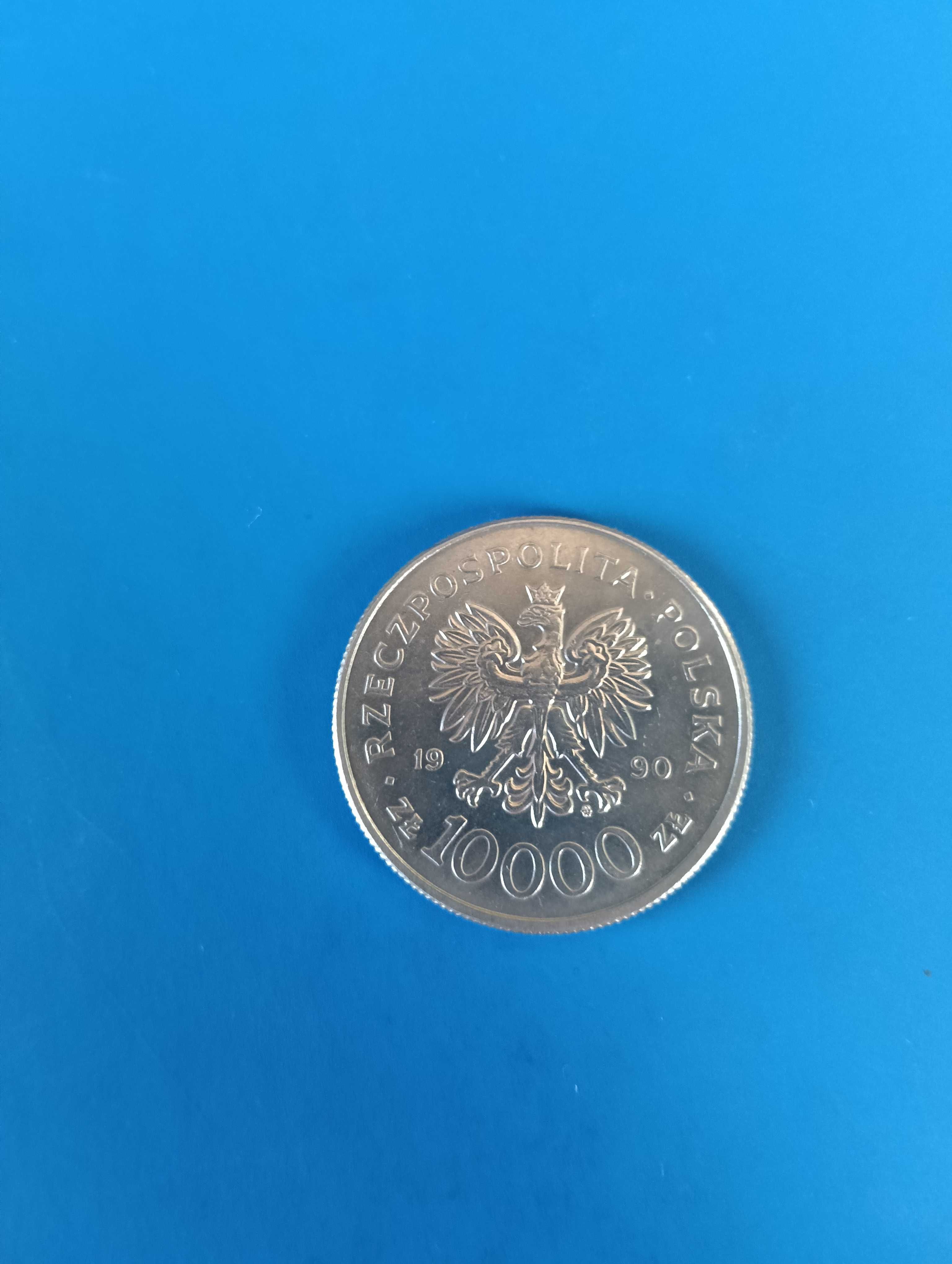 Moneta 10000 zł Solidarność z 1990 r.
