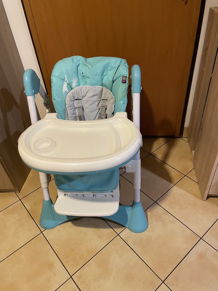 Krzesełko do karmienia baby design pepe regulacja wysokości