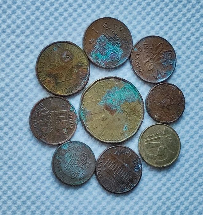 Moedas várias para colecionadores