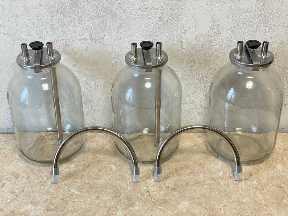 Сухопарники - барботеры есть с разными трубками на крышке 10-12-14-16