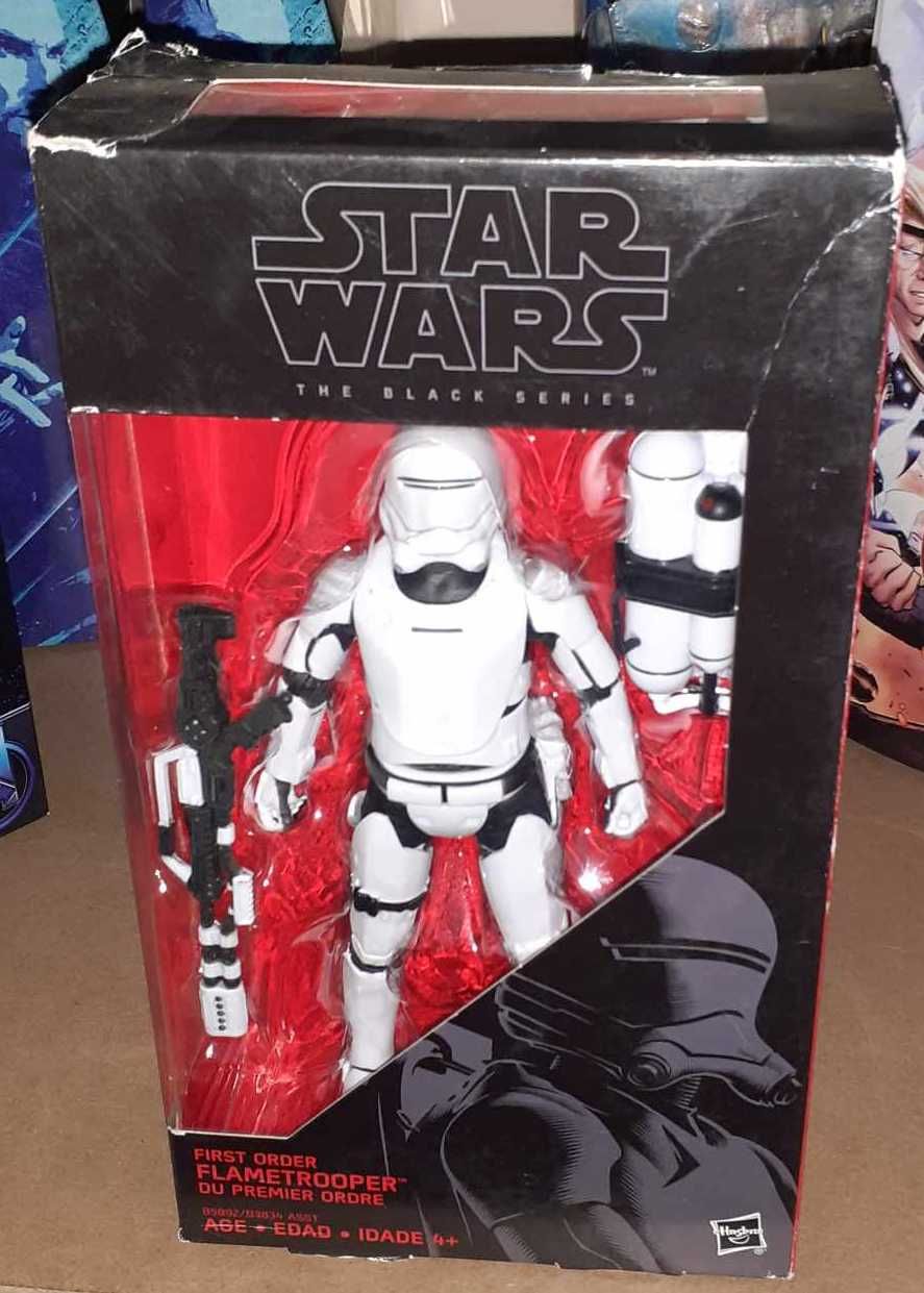 First Order FLAMETROOPER figurka 15 cm STAR WARS Black Series