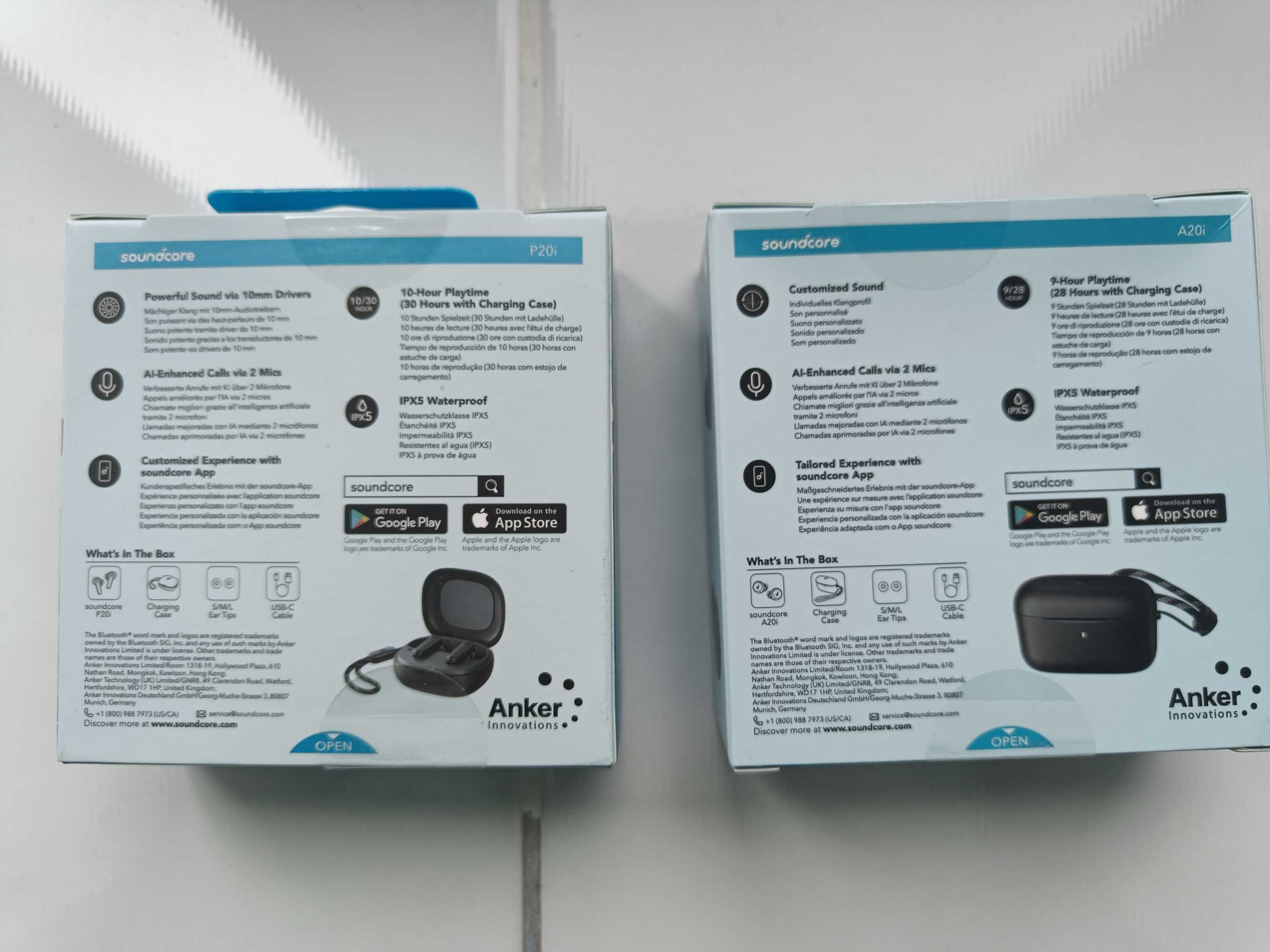 Навушники Anker Soundcore P20i / A20i