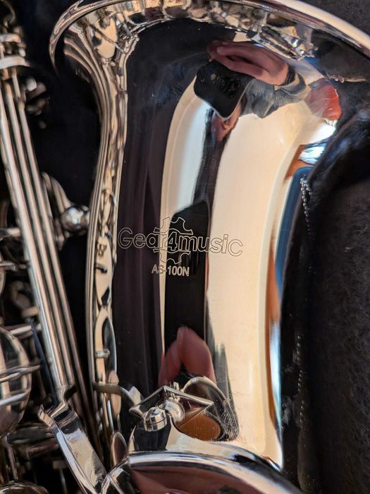 Sax Alto Prata, pouco utilizado