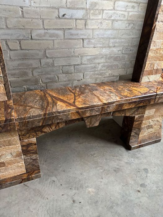 Портал для каміна.Камін  мармуровий.Камін з мармуру. Мраморний камін.