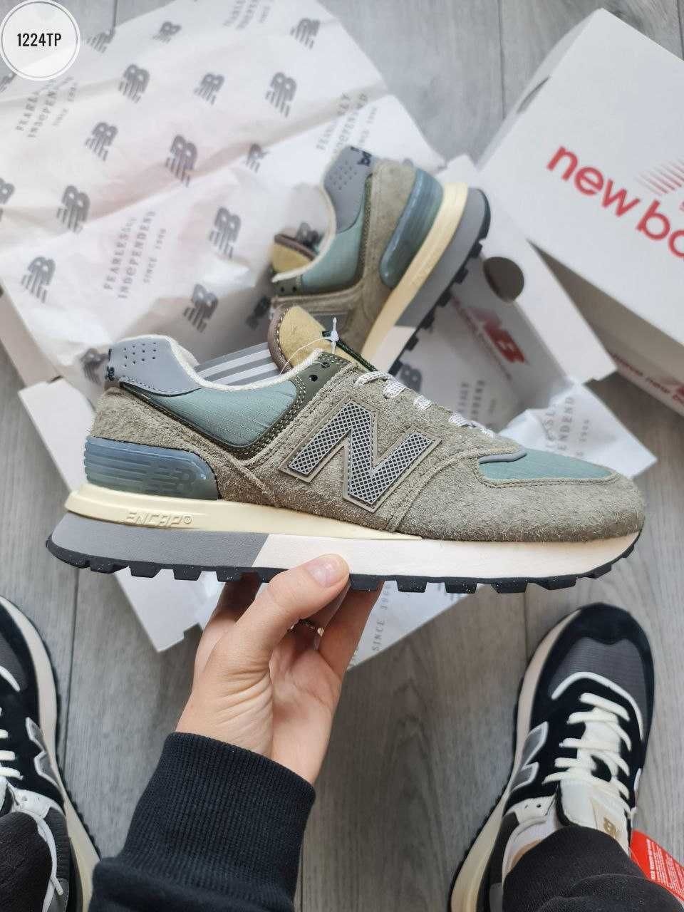 Чоловічі кросівки NEW BALANCE 574 сірий 1224TP ТОПОВІ
