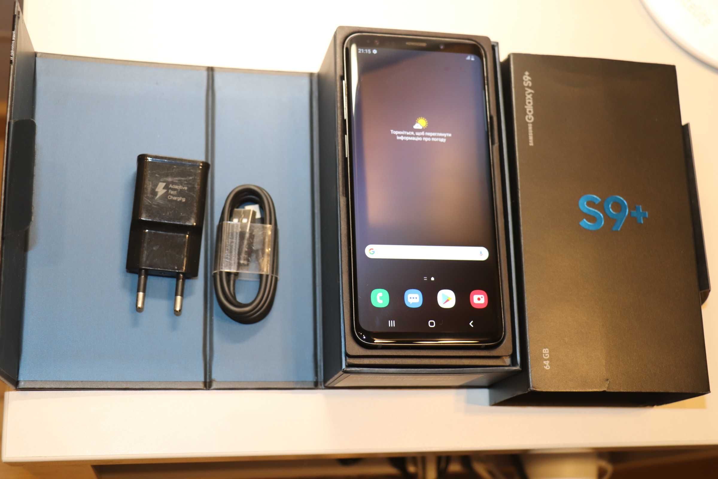 Samsung Galaxy S9+  G965 DS 6/64GB Grey, отличное состояние! Наложка