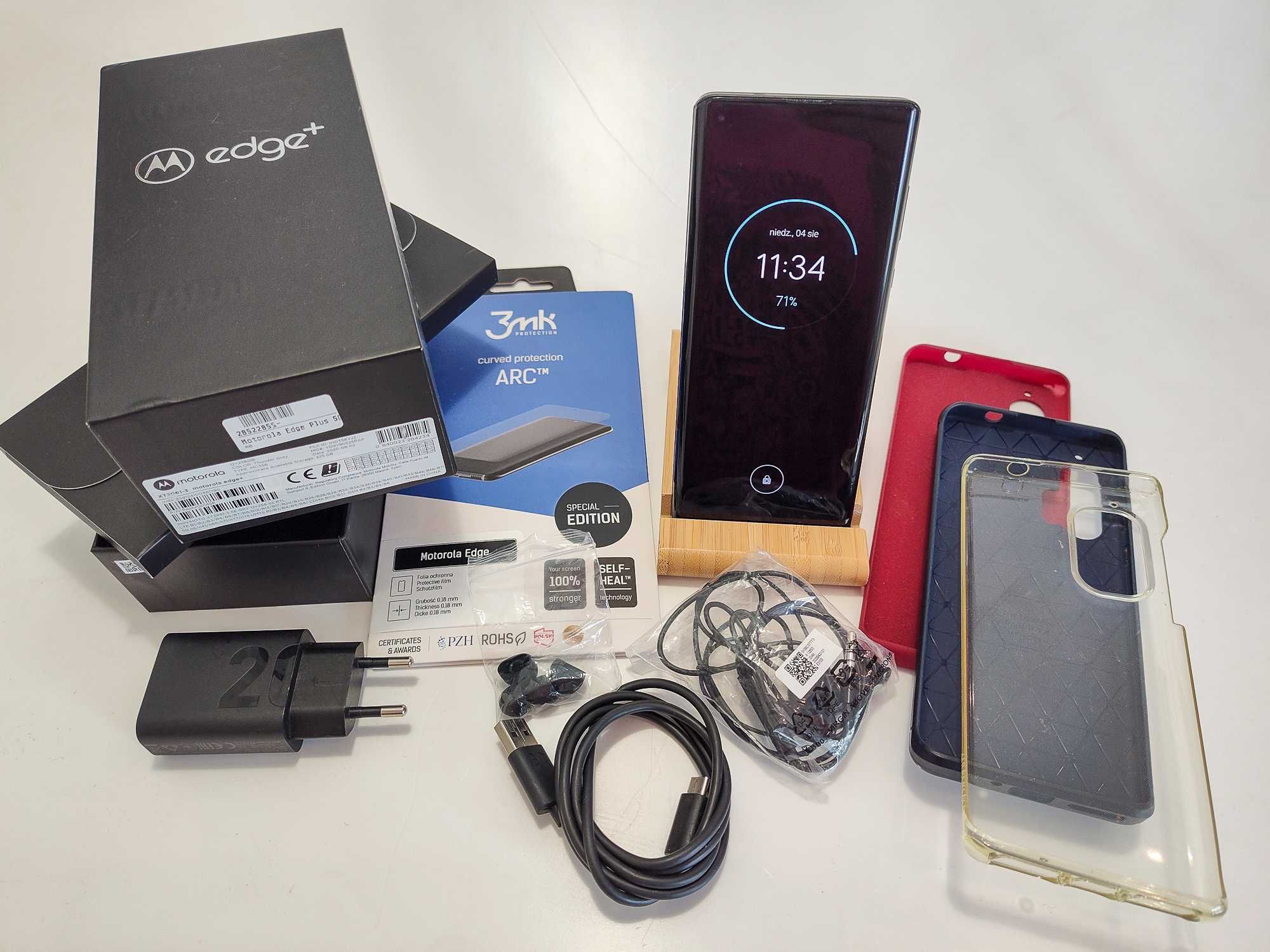 Motorola Edge+ Plus 5G 12/256GB Thunder Grey Szary/Niebieski XT2061-3