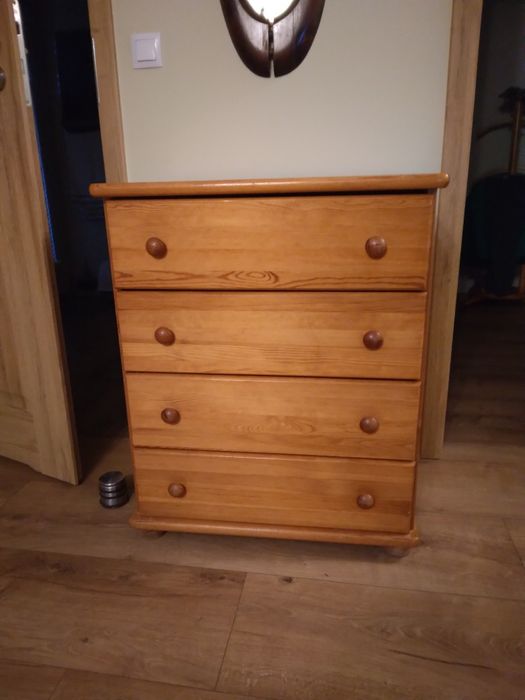 Komoda sosna 4 szuflady