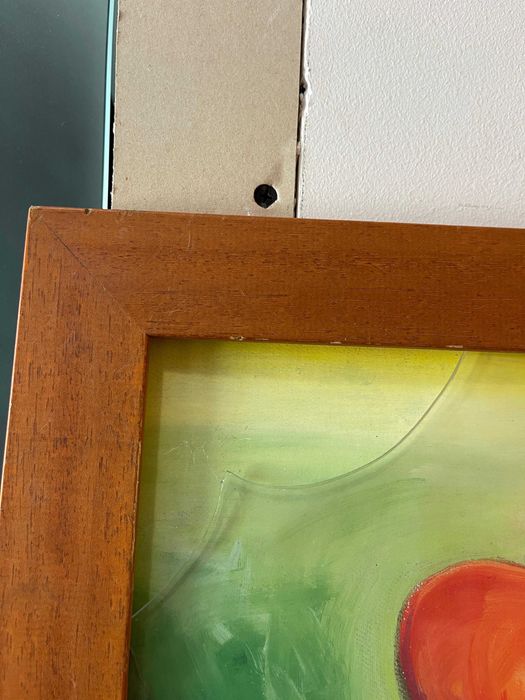 Quadro Abstrato em moldura de madeira