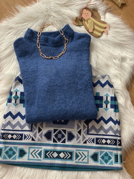 Cieply sweterek alpaca ichi