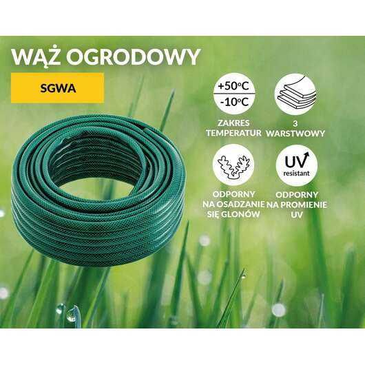 Wąż ogrodowy fi 3/4", 25m/3 warstwowy