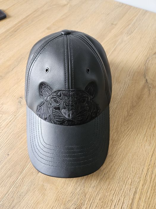 Oryginalna czapka KENZO skórzana