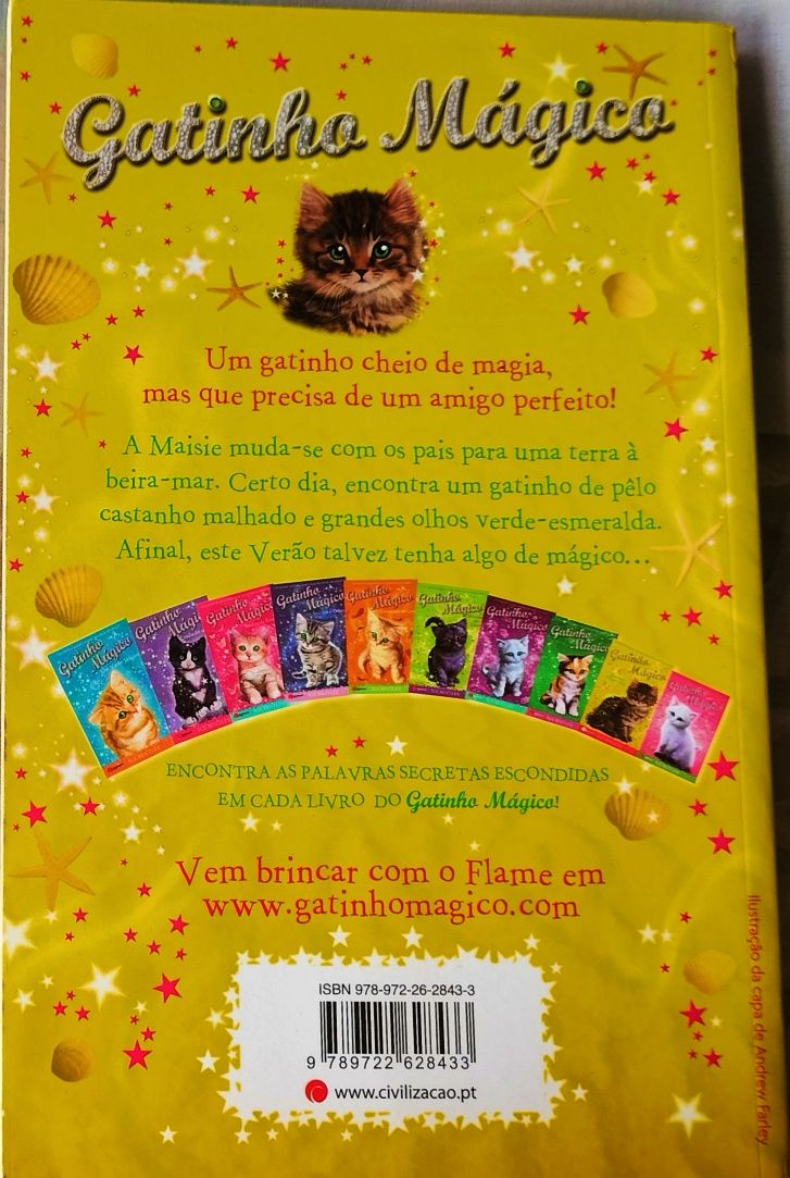 Livros da coleção "Gatinho Mágico", de Sue Bentley