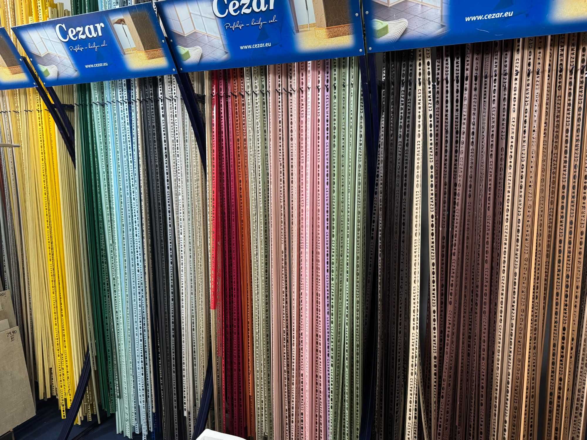 Listwy wykończeniowe PCV do płytek ceramicznych – różne kolory | CEZAR