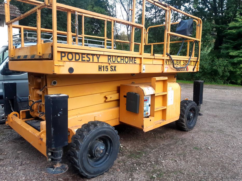 Wynajmę podnośnik nożycowy Haulotte H15SX  15m roboczych
