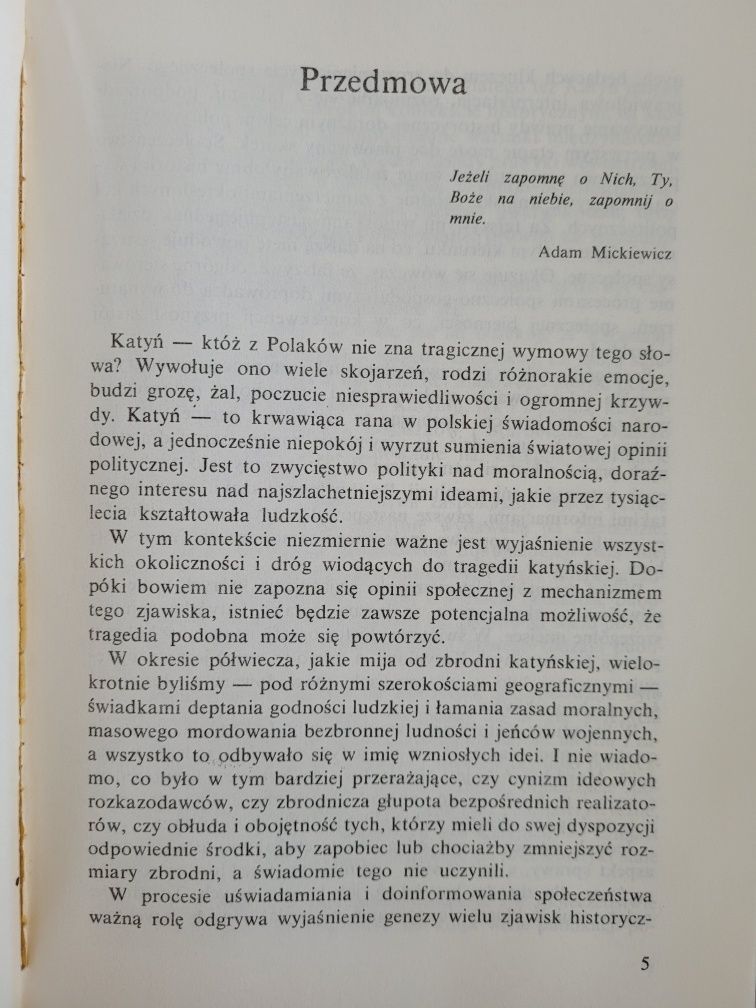 A.L.Szcześniak Katyń - Tło historyczne,fakty,dokumenty 1989 Alfa