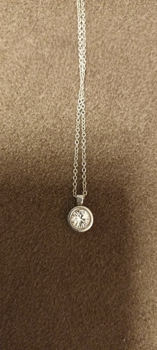 Swatch cyrkoniami z lancuszkiem