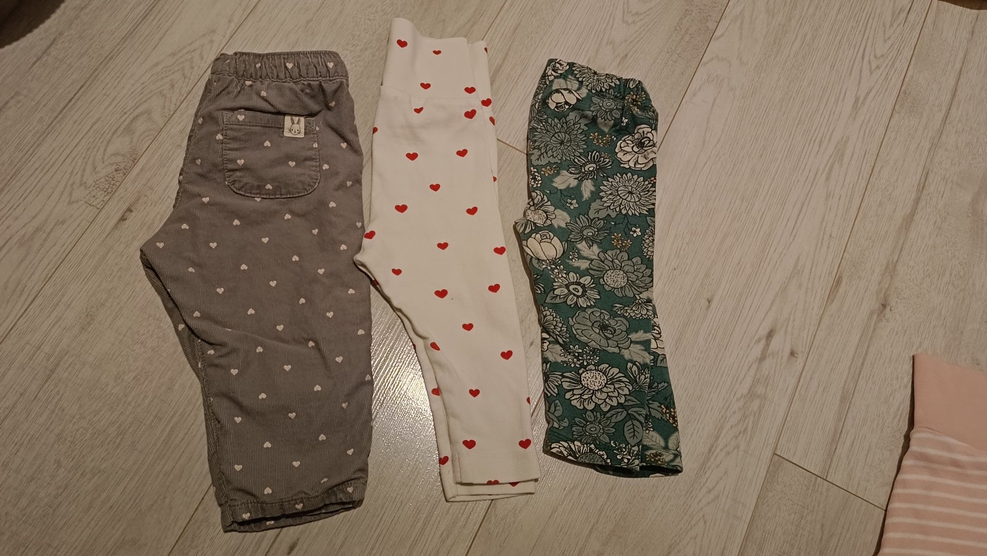 Paczka paka ubrań wiosna wiosenne ubranek dla dziewczynki h&m 68 74