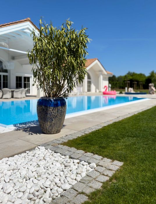 Kamienie dekoracyjne otoczak White Angel | 1000 kg | Szybka dostawa !