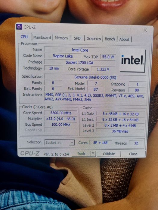 Cpu Intel I9 13900K ES