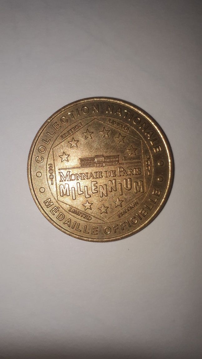 Медаль монета Millennium,  Франция