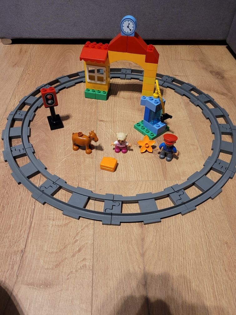 LEGO duplo z zestawu 10507 Mój Pierwszy Pociąg tory