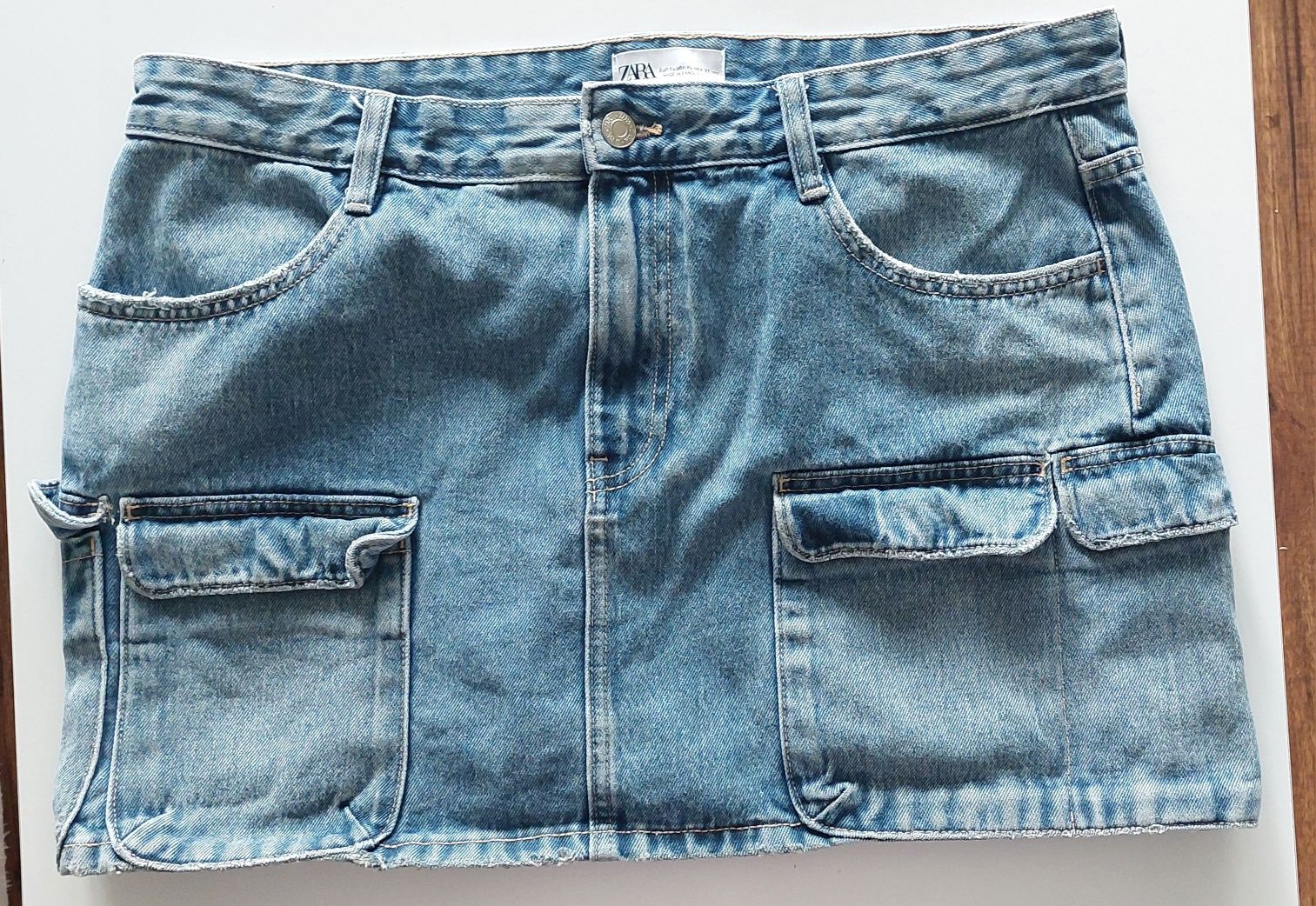 Spódnica Jeansowa firmy Zara XL krótka