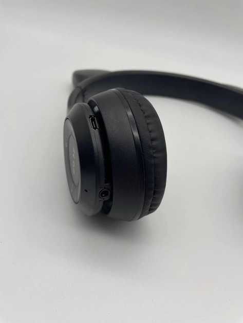 Безпровідні Bluetooth дитячі навушники з вушками і RGB підсвіткою P47m