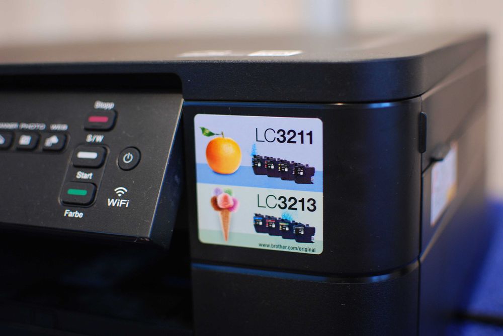 Drukarka 3w1 Brother DCP-J572DW duplex LC-3213