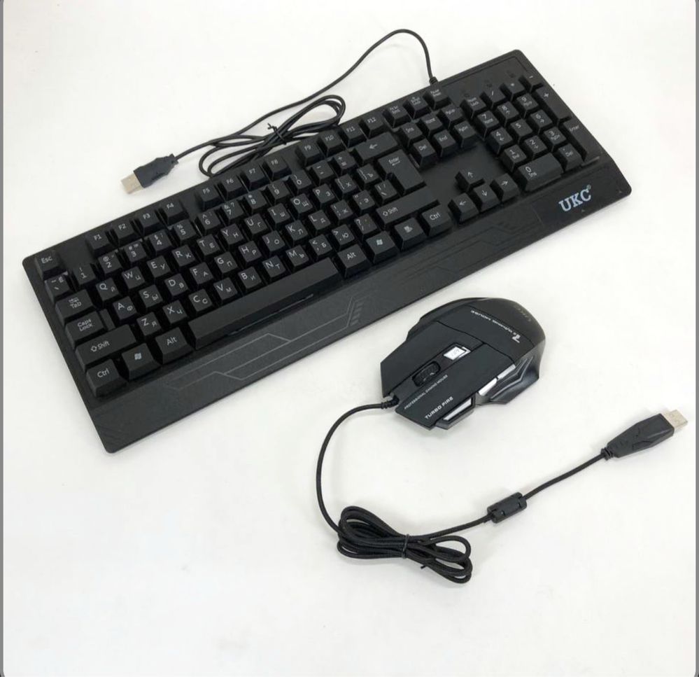 Клавіатура +Мишка UKC з LED підсвіткою