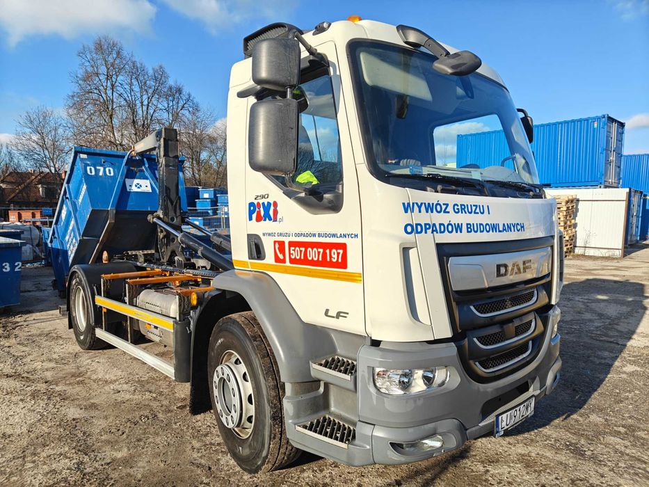 Wywóz gruzu, ziemi, betonu, odpady pobudowlane, trawa gałęzie.