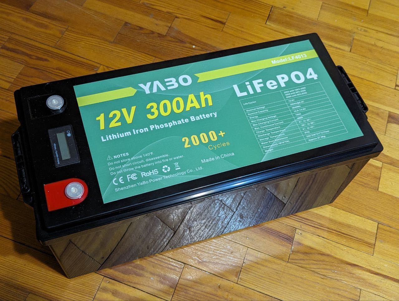 Аккумулятор батарея, LiFePo4 12.8V 300Ah+Швидка зарядка ЧЕСНА ЄМНІСТЬ