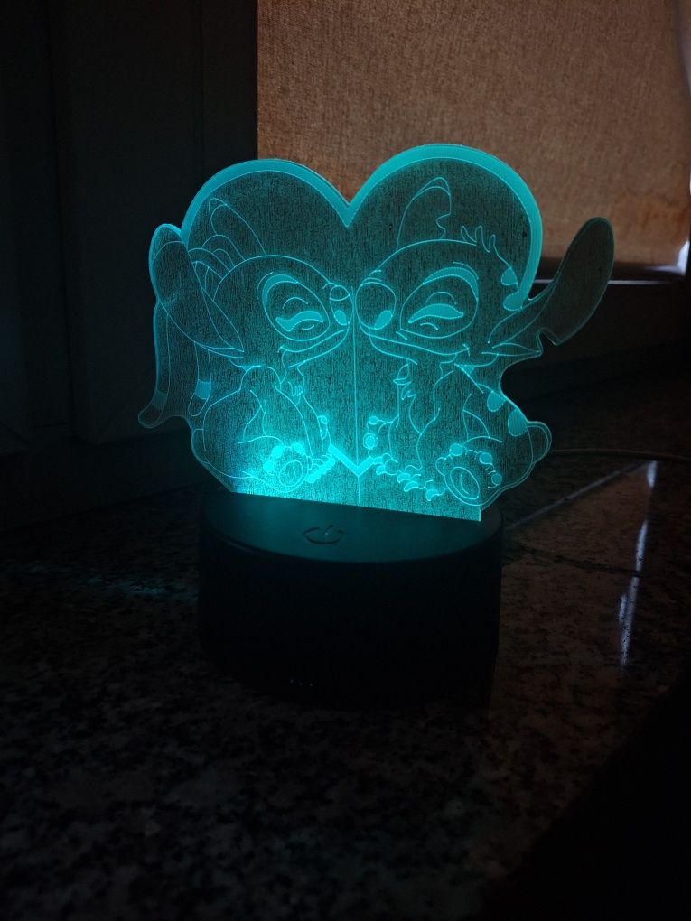lampka LED Stitch