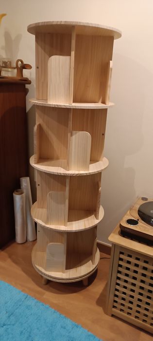 Torre arrumação madeira nova