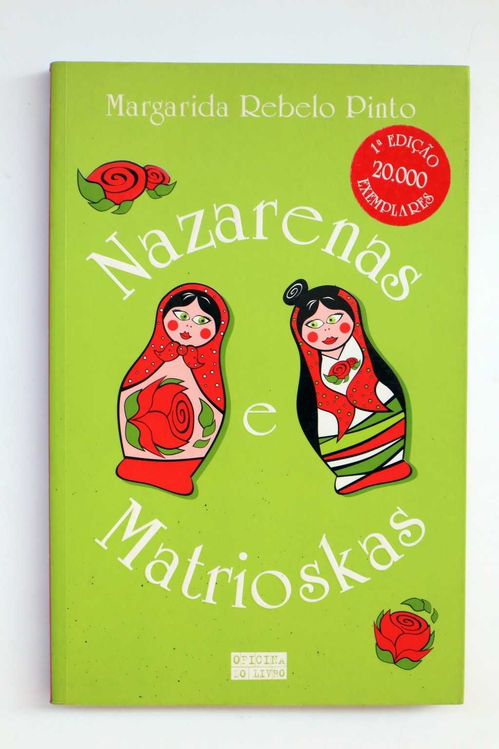 Livro Nazarenas Matrioskas Margarida Rebelo Pinto