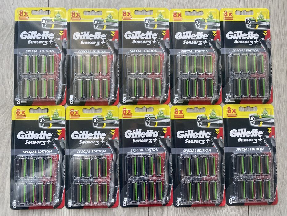80x Gillette Sensor 3+  Ostrza wymienne Okazja