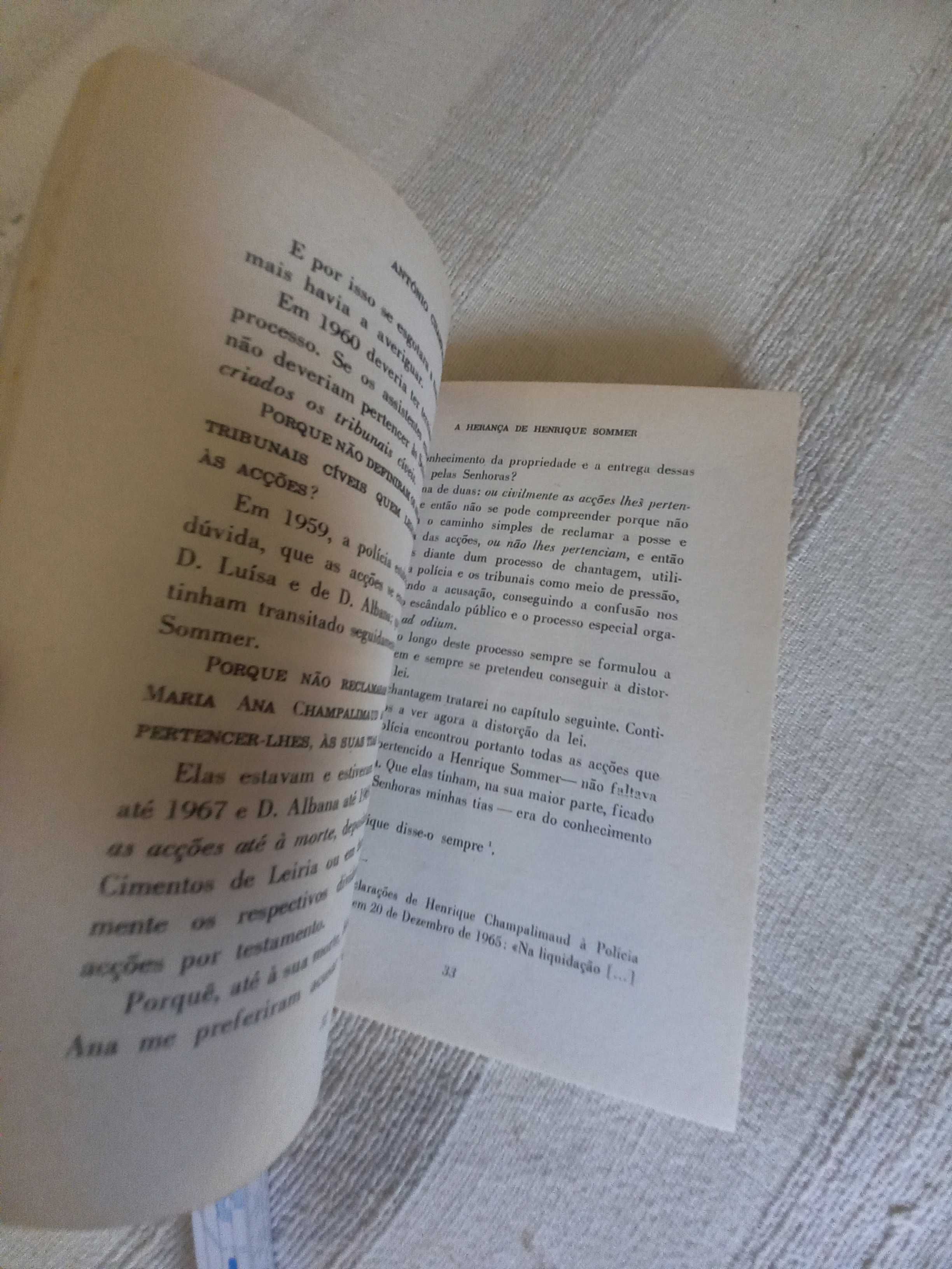 António Champalimaud sobre o caso da herança Sommer