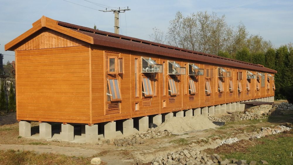 Gołębnik 2V 27x3m wyposażenie LUX