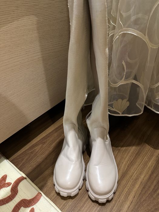 Жіночі демісезонні сапожки високі/ботфорти