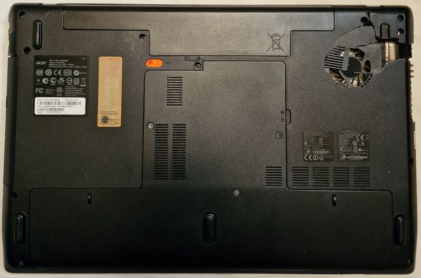Ноутбук Acer Aspire 7750ZG-B954G50Mnkk