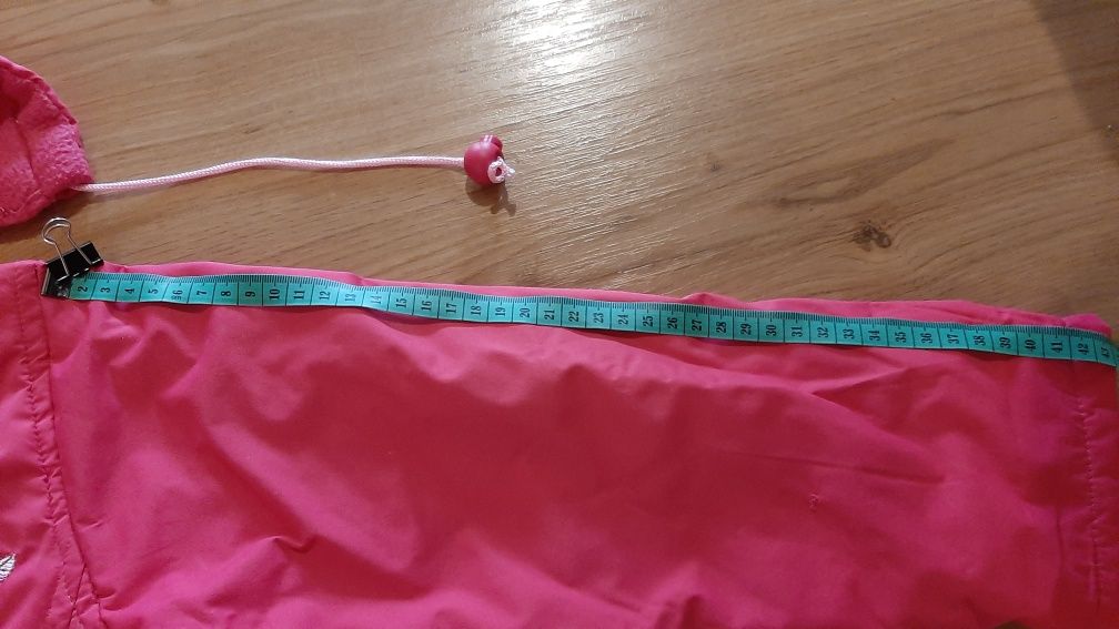 Kurtka, płaszczyk 116 dla dziewczynki różowa