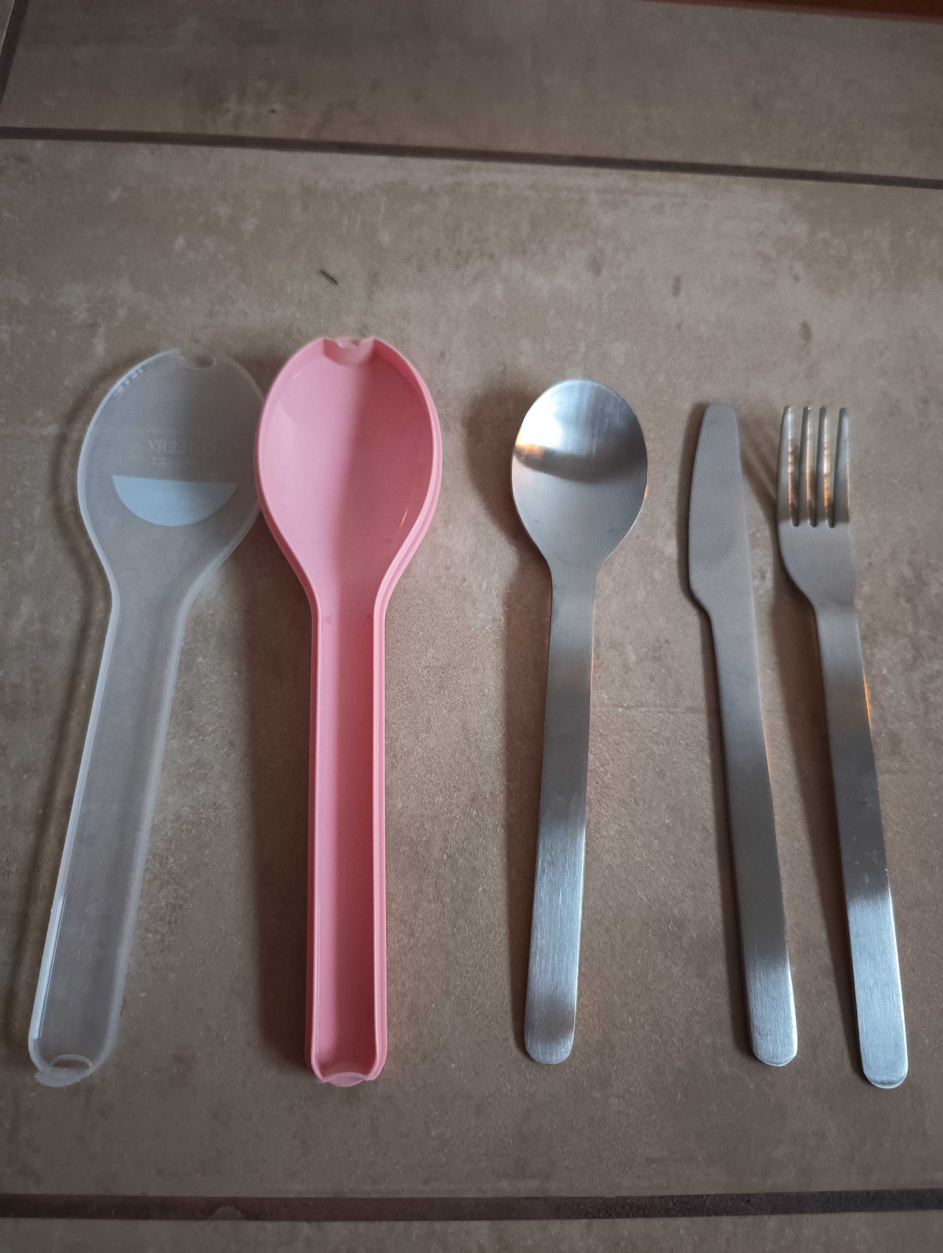 Mepal Zestaw Sztućców turystycznych Stal Szlachetna, Nordic Pink