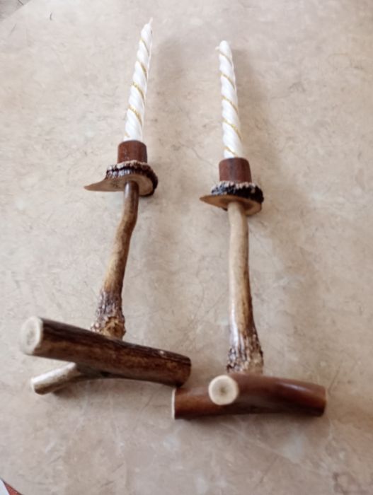 Poroże jelenia świeczki